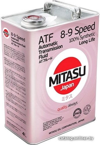 Трансмиссионное масло Mitasu MJ-309 ATF 9 HP 4л