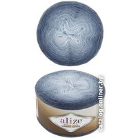 Пряжа для вязания Alize Angora Gold Ombre Batik 7363 150 г 825 м (джинс)