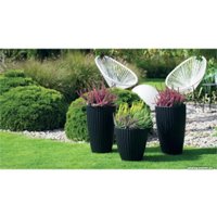 Вазон Form-Plastic Mika Slim FP-5105-014 (антрацит)