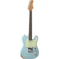 Электрогитара EKO VT-380 Relic Daphne Blue