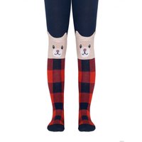 Колготки Conte-kids Tip-Top Медвежата 17С-60СП (р. 80-86, темно-синий-красный 449)