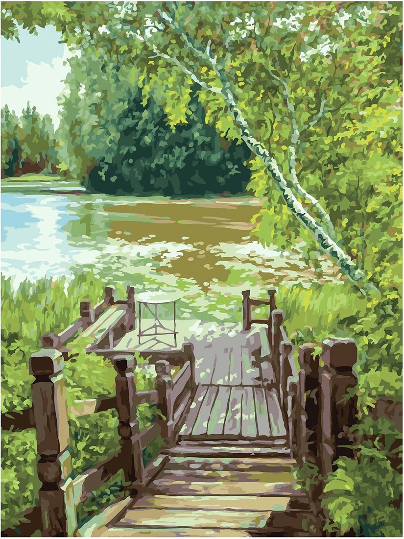 

Картина по номерам Белоснежка Лесенка 3280-CS