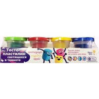 Набор для лепки Genio Kids Тесто-пластилин. Светящиеся в темноте! TA1021V