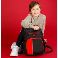 Школьный рюкзак Grizzly RB-355-2 (черный/красный)