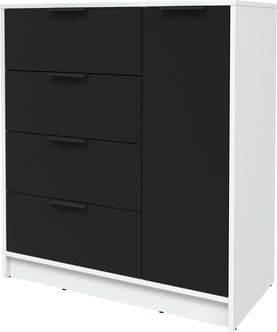 

Тумба Интерлиния Концепт КТ-Т90 (черный/белый платинум)