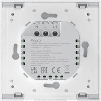 Выключатель Aqara Smart Wall Switch H1 одноклавишный с нейтралью (бежевый)