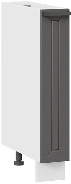 

Шкаф напольный Трия Лорас 1Н15К (белый/холст вулкан)