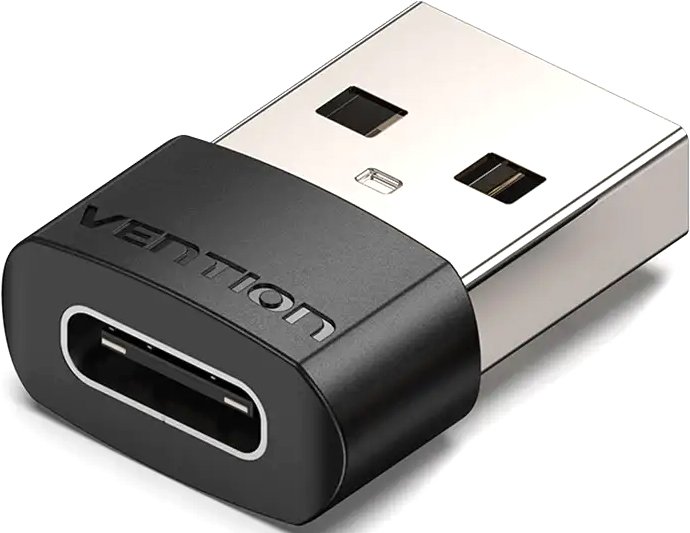 

Адаптер Vention CDWB0 USB Type-A - USB Type-C (черный)