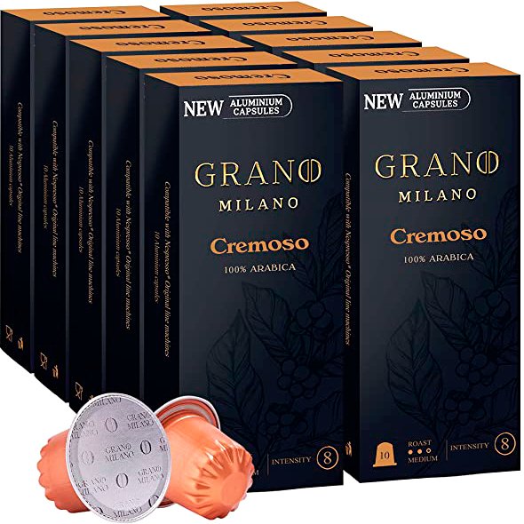 

Кофе в капсулах Grano Milano Cremoso 100 шт