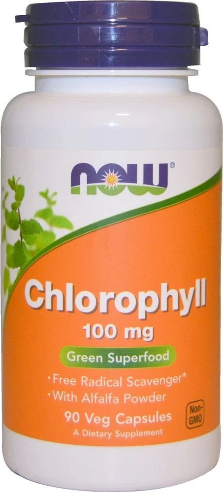 Витамины, минералы Now Foods Хлорофилл/Chlorophyll 100 мг (90 капсул)