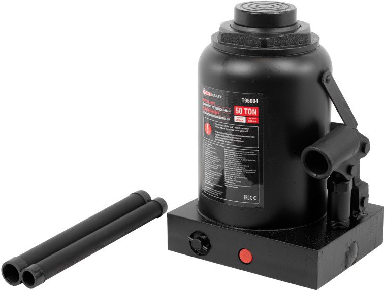 

Бутылочный домкрат ForceKraft FK-T95004(DS) 50т