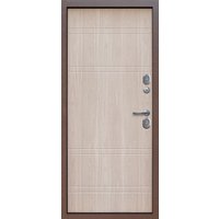 Металлическая дверь Guard Протерма Шоколад букле/уайт (96x205, правая) в Витебске