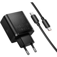 Сетевое зарядное Hoco N75 USB Type-C (черный)