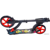 Двухколесный подростковый самокат Indigo Go IN049 (черный/красный)