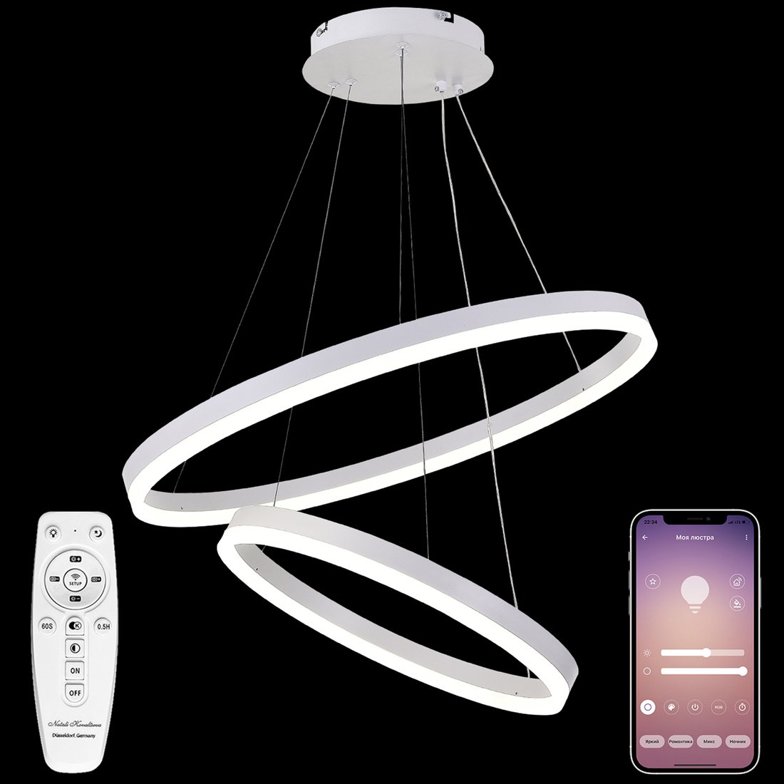 Подвесная люстра Natali Kovaltseva Led Lamps 81297