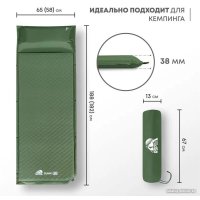 Самонадувающийся коврик RSP Outdoors Sunny 38