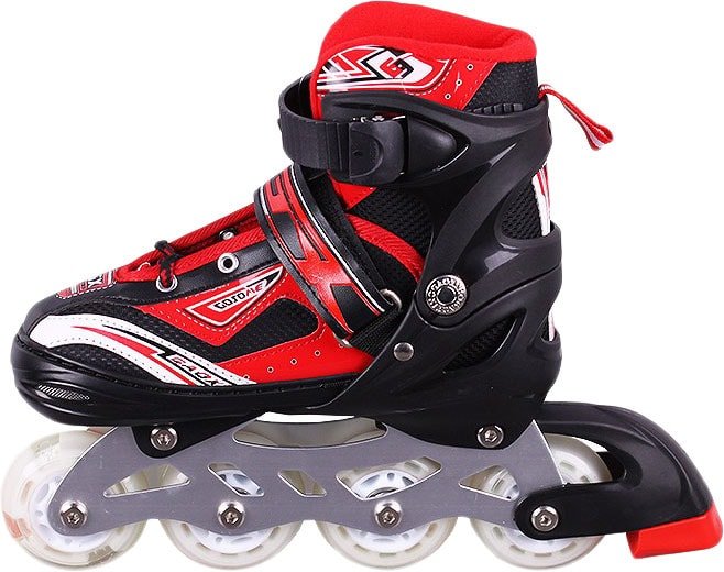 

Роликовые коньки Darvish DV-S-11S (р. 30-34, черный/красный)