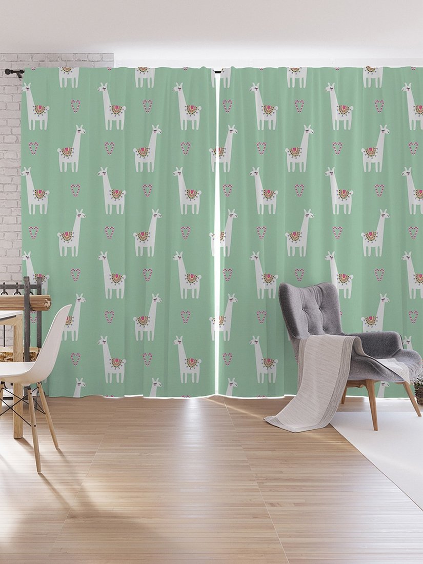 

Комплект штор JoyArty Милые ламы 1.7x2.65 м pox_53944_170x265 (2 шт)