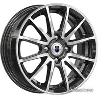 Литые диски K&K Квант (КС960) 14x5.5" 4x100мм DIA 60.1мм ET 38мм Алмаз черный