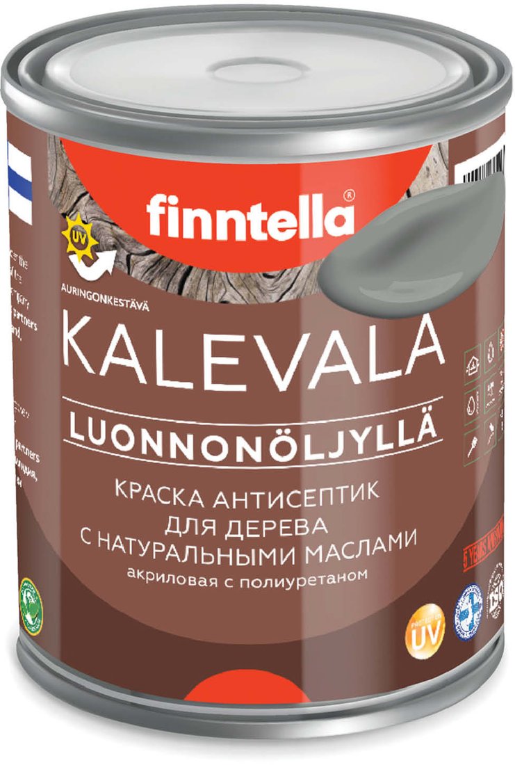 

Краска Finntella Kalevala Kivia F-13-1-1-FL059 0.9 л (серый)