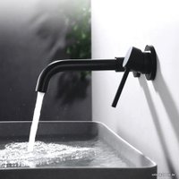 Смеситель Rea Lungo Long B0371 (черный матовый)