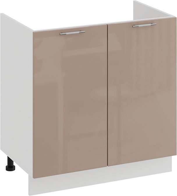 

Шкаф напольный Трия Весна 1Н8М (белый/кофе с молоком)