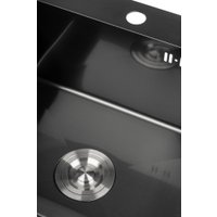 Кухонная мойка Saniteco 5045 PVD (с сифоном, дозатором и коландером)