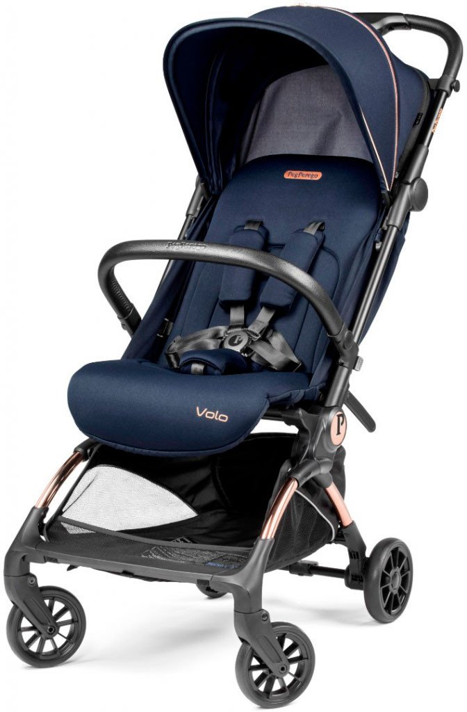 Коляска прогулочная «книга» Peg Perego Volo (Blue Shine)