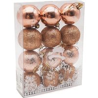 Елочная игрушка MonAmi Новогодний Микс GOLD23-6145 (12 шт)