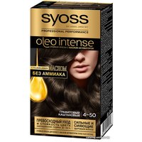 Крем-краска для волос Syoss Oleo Intense 4-50 графитовый каштановый