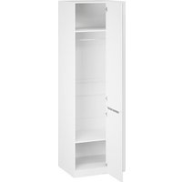 Шкаф распашной Трия Глосс 580 СМ-319.07.007 (белый жемчуг/белый глянец)