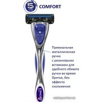 Бритвенный станок Deonica For Men 5 лезвий, 1 сменная кассета