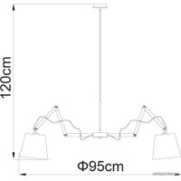 Подвесная люстра Arte Lamp Pinocchio A5700LM-8BK