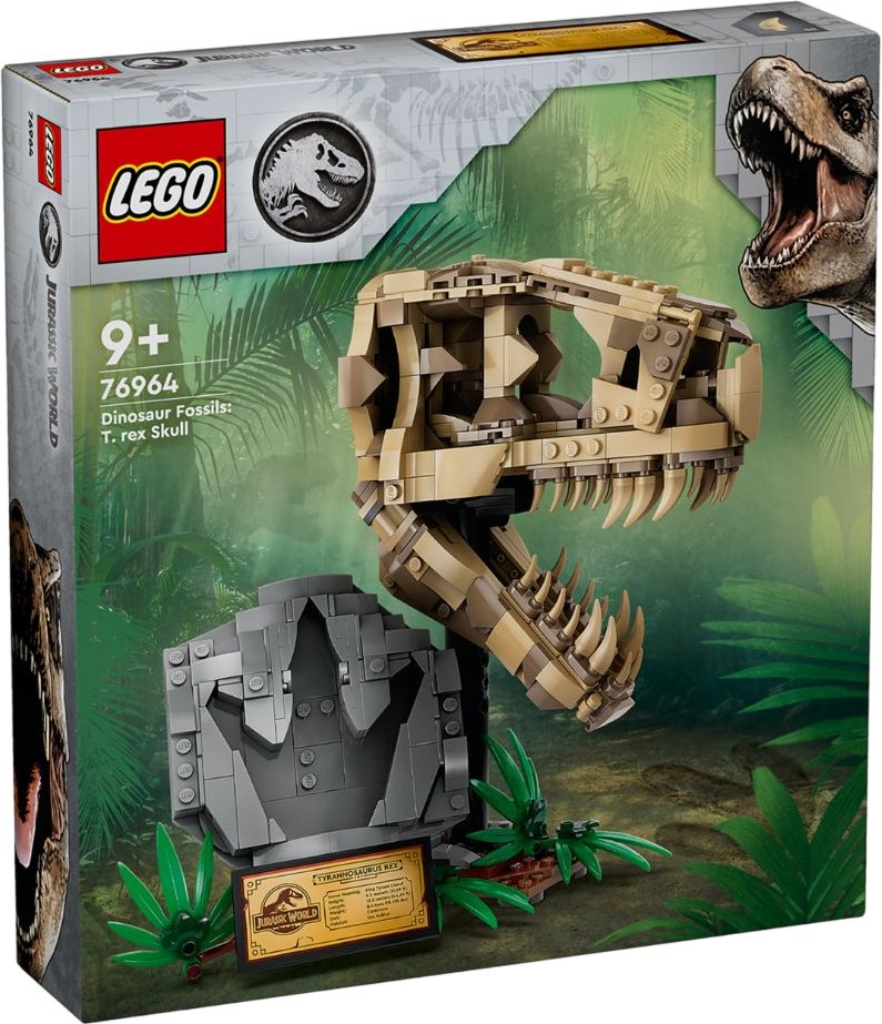 

Конструктор LEGO Jurassic World 76964 Окаменелости динозавров Череп тиранозавра