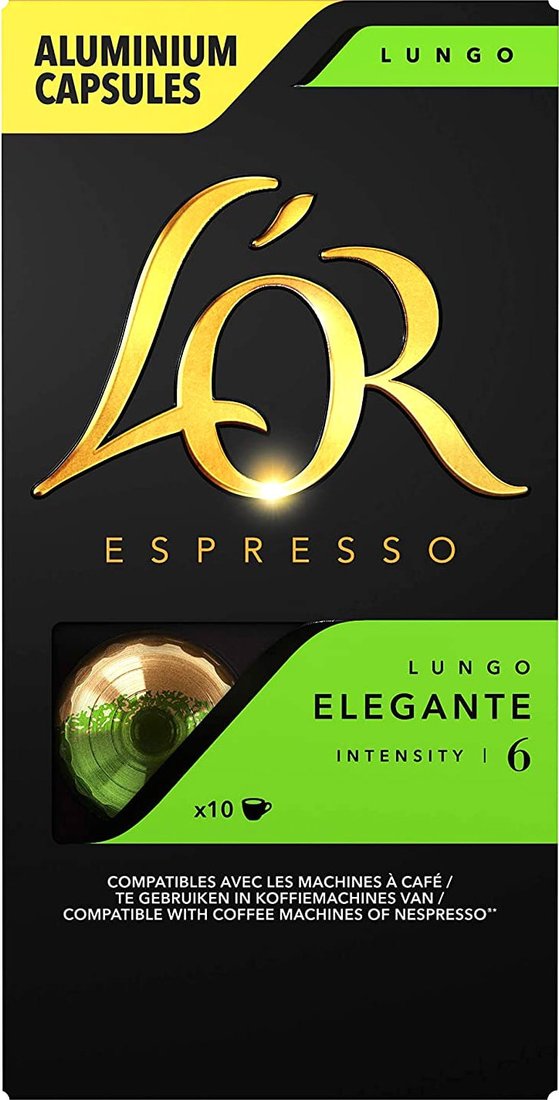 

Кофе в капсулах L'OR Espresso Lungo Elegante в капсулах (10 шт)