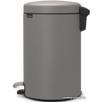 Мусорное ведро Brabantia Pedal Bin NewIcon 12 л (минерально-серый)