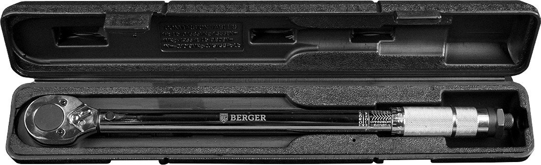 

Динамометрический ключ Berger 1/2" 28-210Нм BG2158