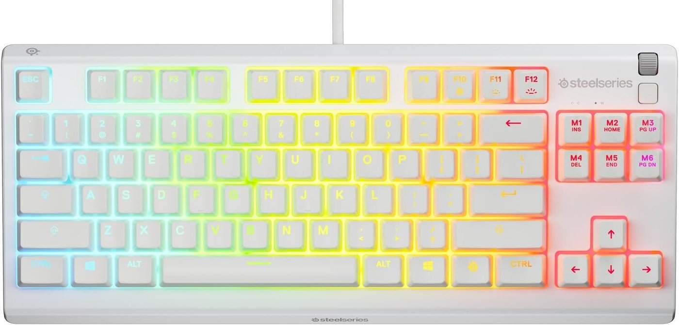 Клавиатура SteelSeries Apex 3 TKL (белый, нет кириллицы)