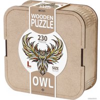 Сборная модель Eco-Wood-Art «СОВА» L