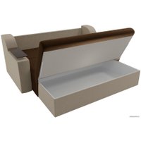 Диван Лига диванов Сенатор 100712 120 см (коричневый/бежевый)