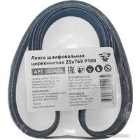 Набор шлифлент Belmash (Белмаш) 25x769 Р100 SB048A (5 шт)