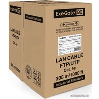 Кабель ExeGate UTP4-C5e-CU-S24-IN-PVC-GY-305-FLUKE UTP