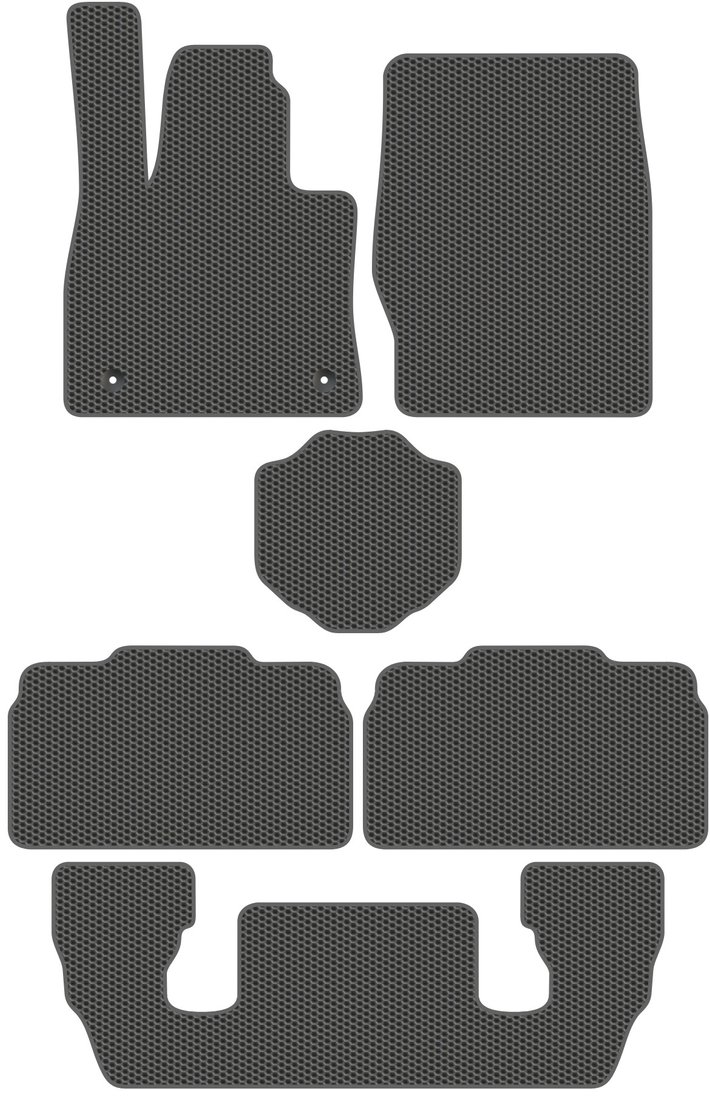 

Комплект ковриков для авто Alicosta Ford Explorer VI (suv / U625) 2019 - Н.В. +3 ряд (серый)