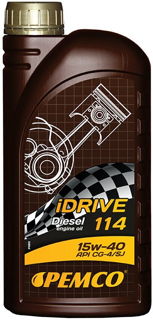 

Моторное масло Pemco iDRIVE 114 15W-40 API CG-4/CF-4/CF/SL 1л
