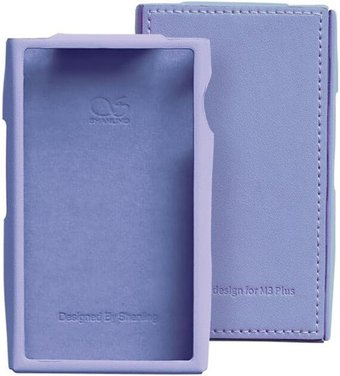 Чехол Shanling M3 Plus Leather Case (сиреневый)