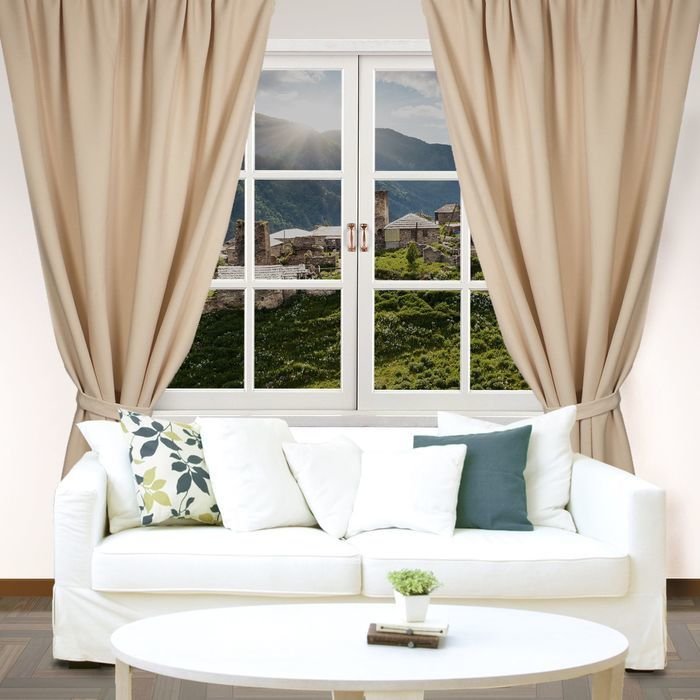 

Штора Этель 1722683 2x2.5 м (светло-бежевый, 1 шт)