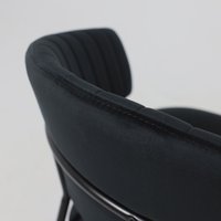 Стул с подлокотниками Алвест AV 433 (черный бархат H-75/черный)