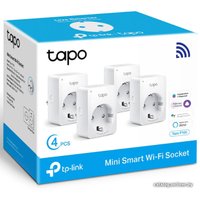 Умная розетка TP-Link Tapo P100 (4 шт)