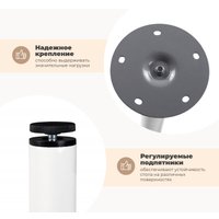 Кухонный стол Sheffilton SHT-TU66/TT 80/80 ЛДСП (белый/белый снег)