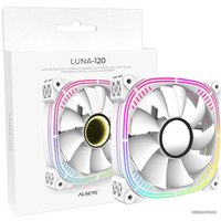 Вентилятор для корпуса ALSEYE Luna-120 ARGB (белый)